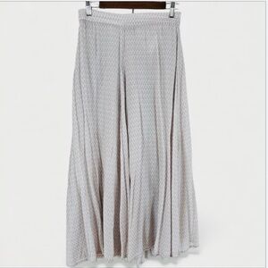 ACACIA Swimwear Light Gray Patterned Maxi Skirt